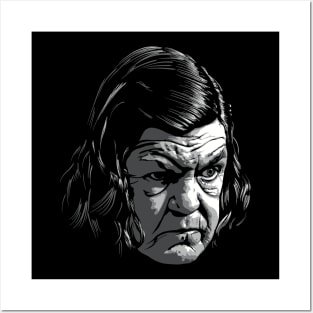 Anne Ramsey greyscale Posters and Art